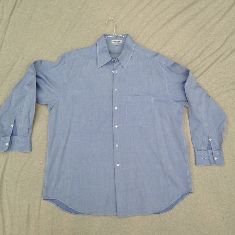 men's Giorgio Armani shirt, size 16 1/2 / 42 R - Picture 2 of 7
